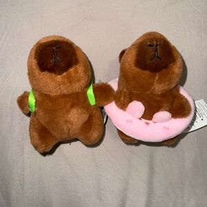 Capybara Plush bag clips